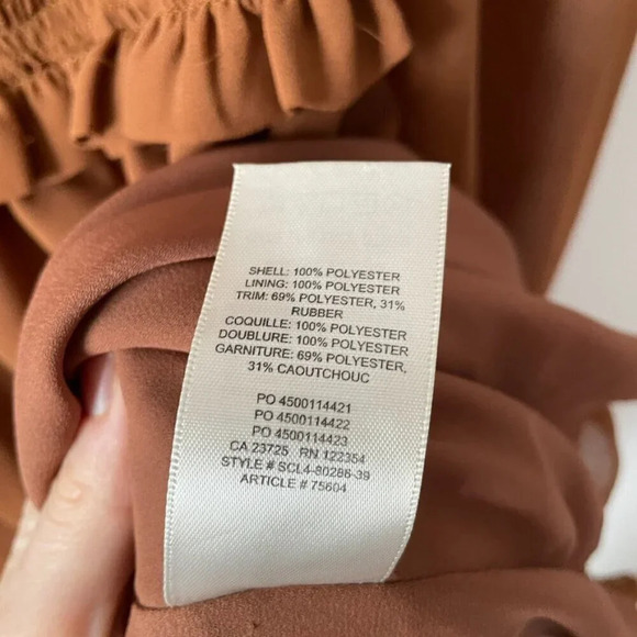 Aritzia Wilfred Tempest Dress in Terrazzo Brown Size Small - Picture 7 of 7